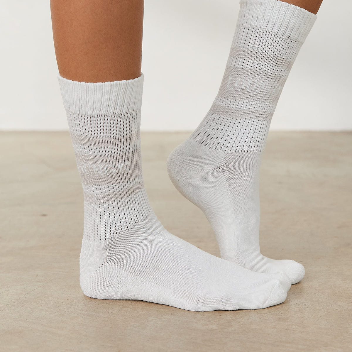 Essential Socks (2 Pack) - Cream
