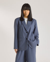 Oversized Blazer - Blue