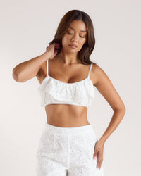 Lace Bralette - White
