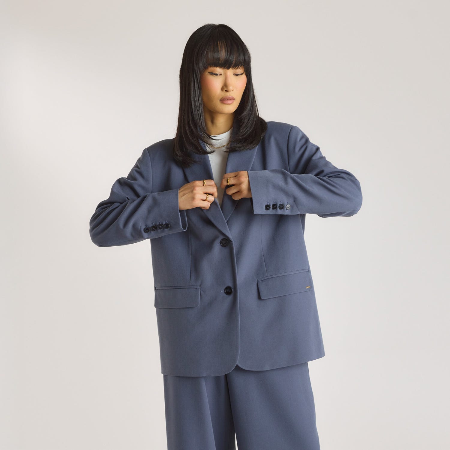 Oversized Blazer - Blue