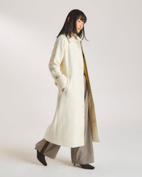 Shearling Coat - Cream