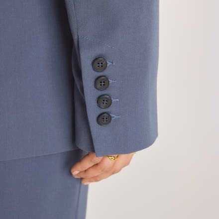 Oversized Blazer - Blue